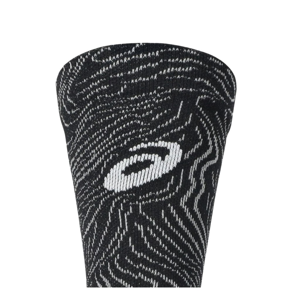 Meias Fujitrail Graphic Crew Sock – Black / Cloud Grey - Image 3