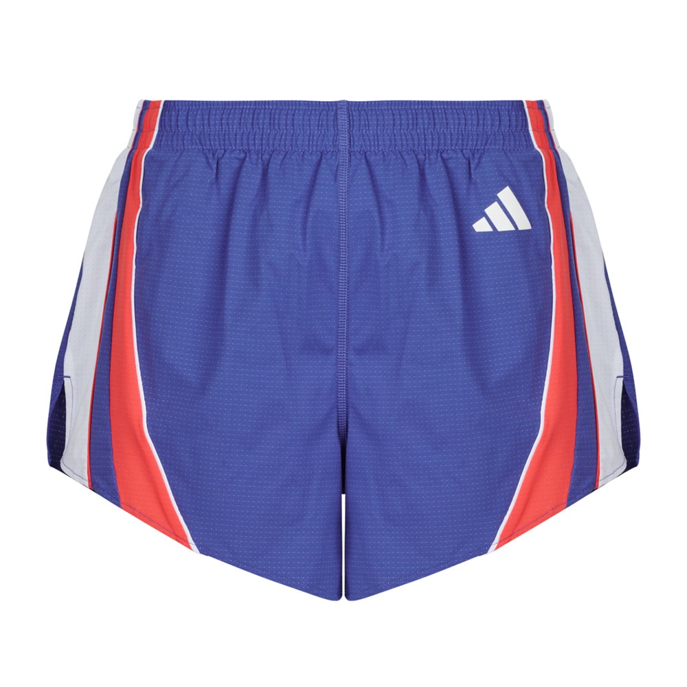 Short Adizero Archive W – Azul/ branco/ vermelho - Image 3