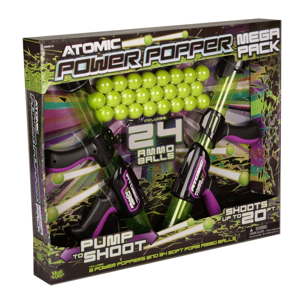 Atomic Power Popper Mega Pack Pistola c/ Bolas de Espuma - Image 2