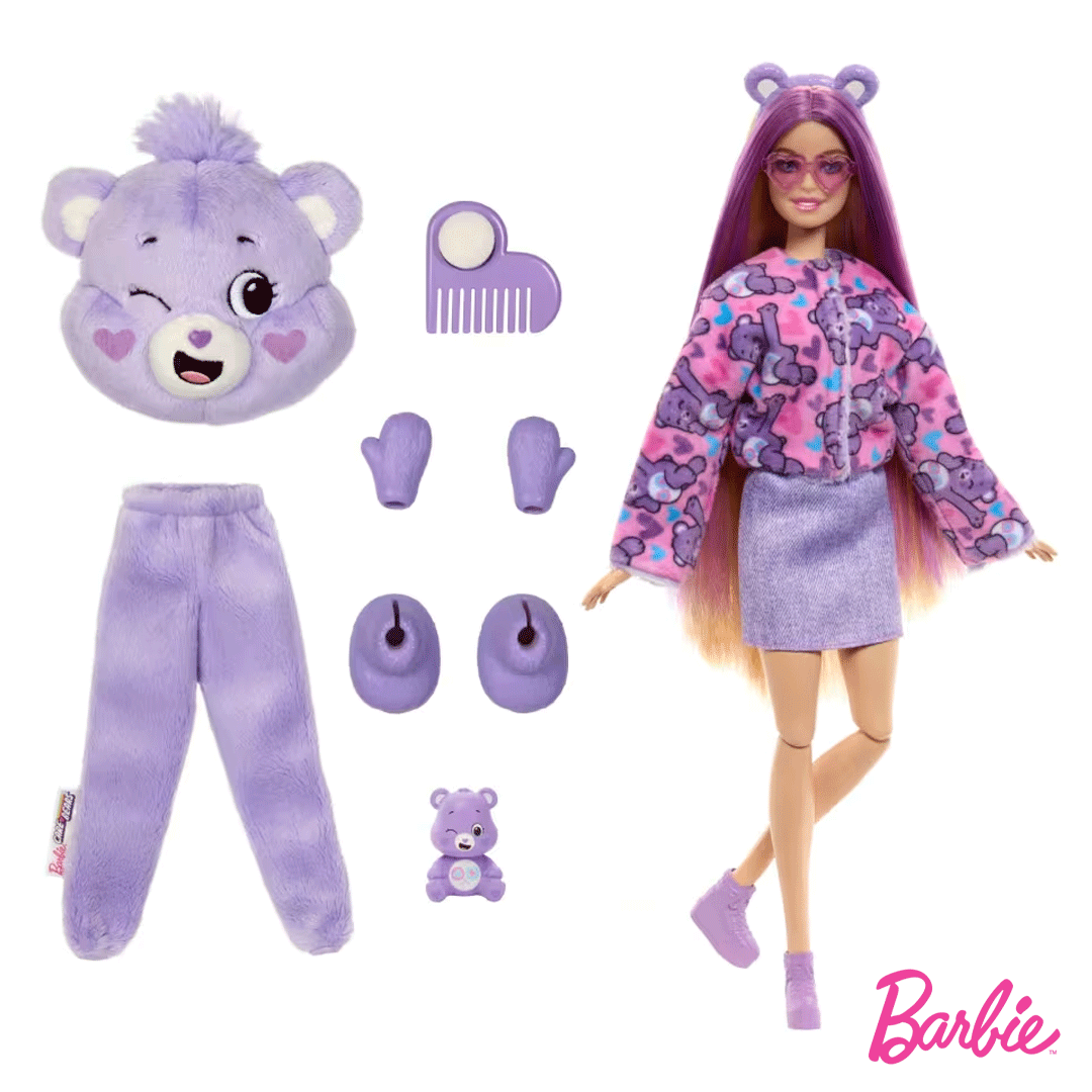 Barbie Cutie Reveal Care Bears Ursinho Divertido - Image 4