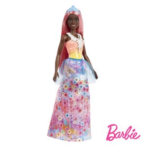 Barbie Dreamtopia Princesa Mulata Cabelo Rosa
