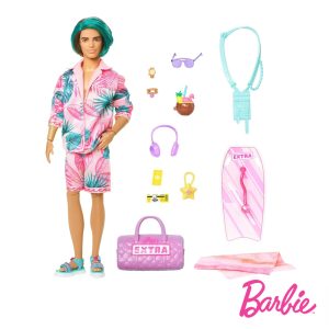Barbie Extra Fly Ken Viagem para a Praia