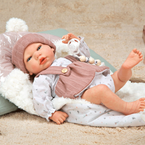 Boneca Reborn Arias Sandra c/ Manta 40cm