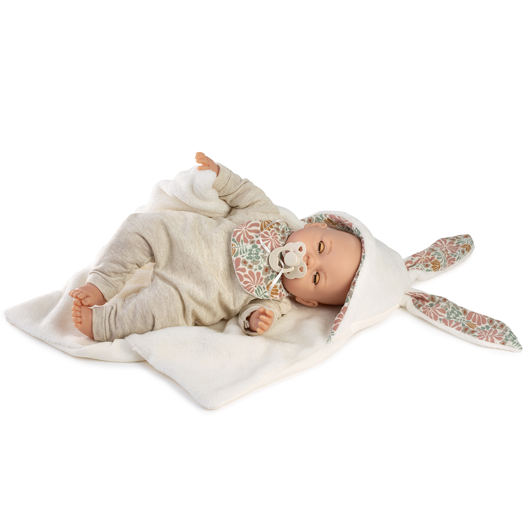 Boneca Classic Bimba Choro c/ Manta Carapuça 37cm - Image 3