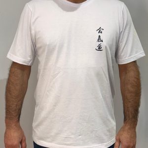 Camiseta Temática Aikido Branca – INSBRAI