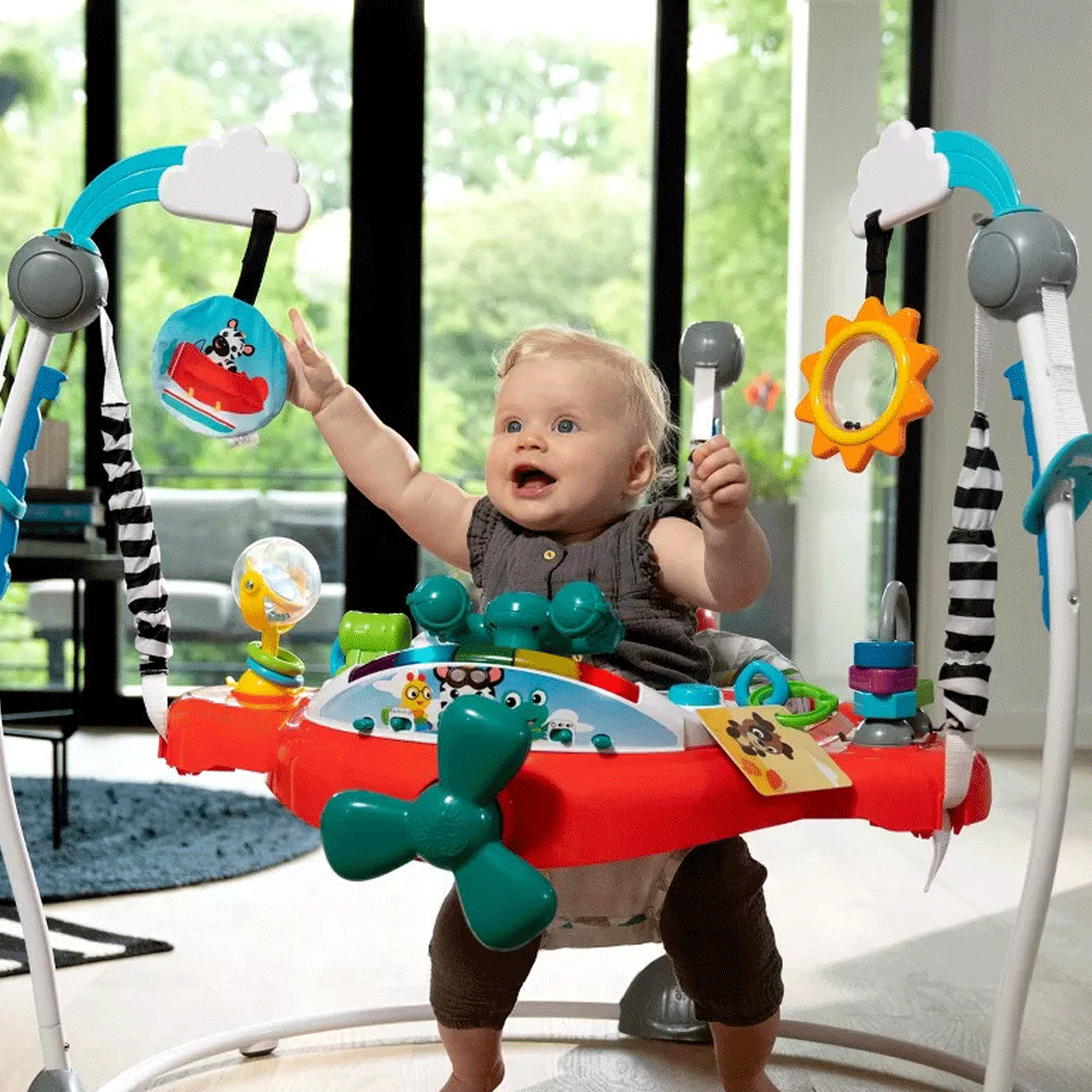 Baloiço Saltitão Baby Einstein Ocean Explorers Airplane Adventure - Image 3