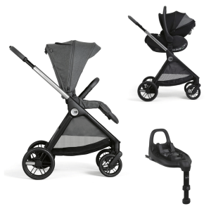 Duo Chicco Bellagio c/ First Seat Recline Black Satin c/ Base Isofix Full 360