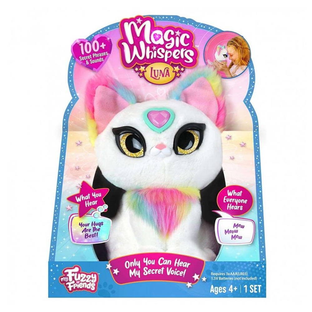 My Fuzzy Friends Magic Whispers Kitties Gatinho Branco - Image 4