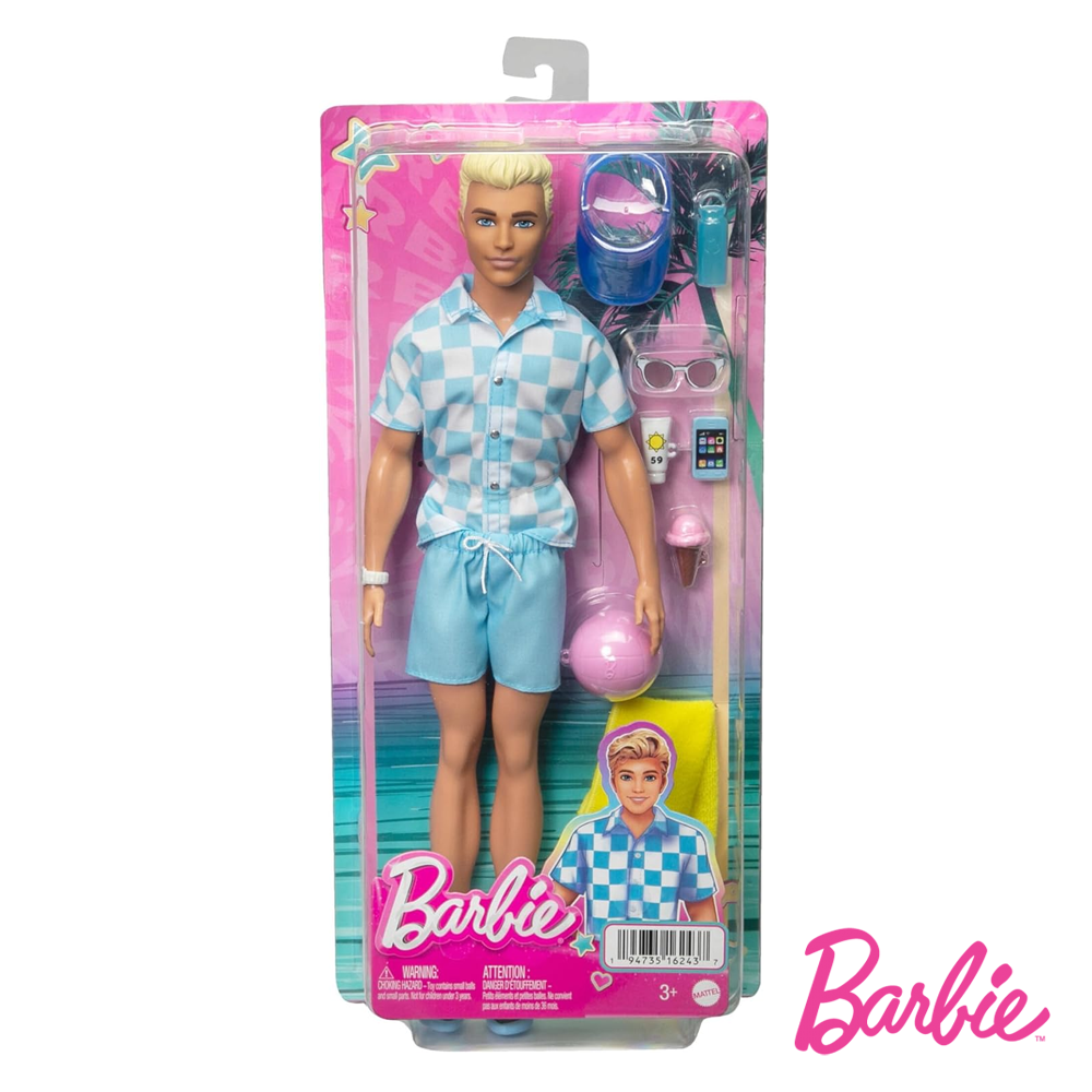 Barbie Ken Dia de Praia Loiro - Image 3