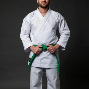Kimono Zanshin Adulto para Aikido – Com Faixa Branca Inclusa