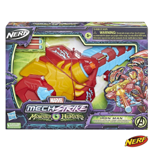 Nerf Mech Strike Monster Hunters Iron Man Espada Caça Monstros