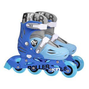 Patins em Linha Stamp Azul Tam 30-33