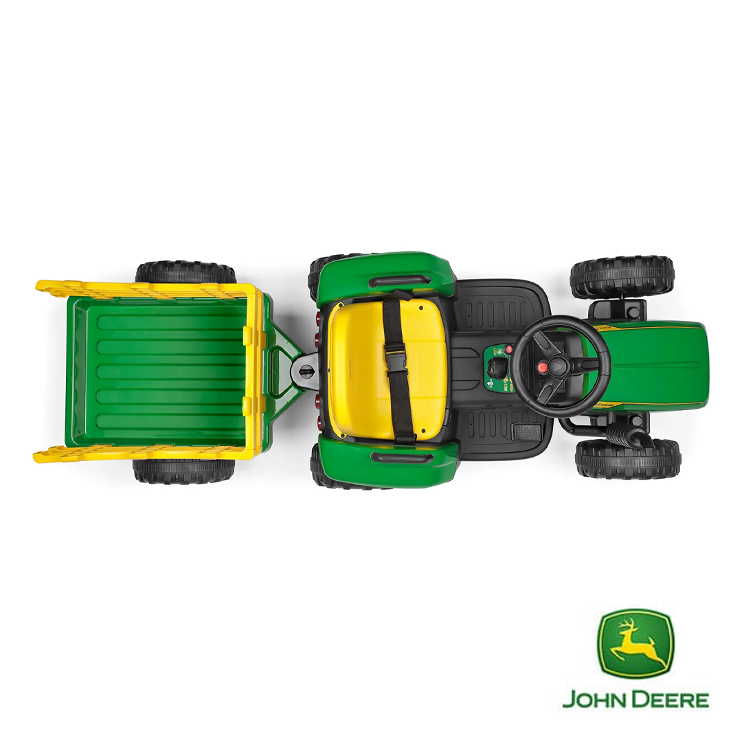Trator John Deere Farm Power 12V c/ Controlo Remoto - Image 5